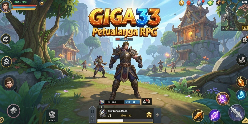 Tampilan gameplay GIGA33 dengan grafis yang memukau.