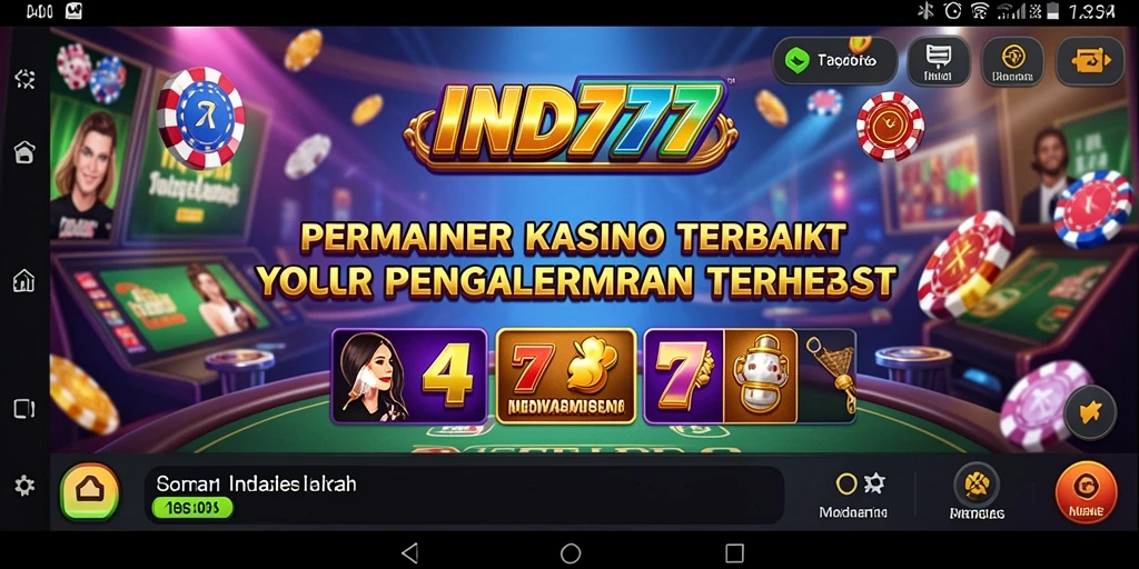 Tampilan gameplay Kasino yang seru dan interaktif di IND777.