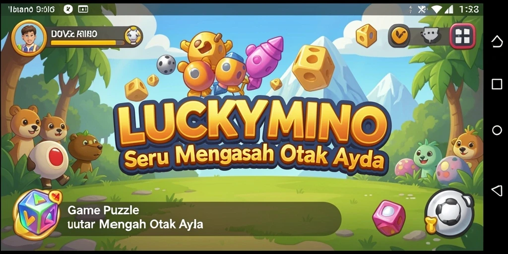Screenshot gameplay <strong>LUCKYMINO</strong> yang menarik dengan berbagai teka-teki.