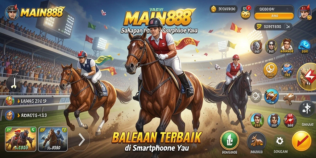Tampilan utama dari <strong>MAIN88</strong> menampilkan aksi balapan seru dan grafis menawan.