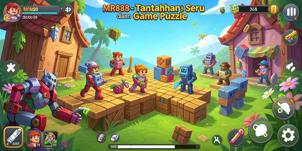 Tampilan gameplay Puzzle yang menarik dari MR888.
