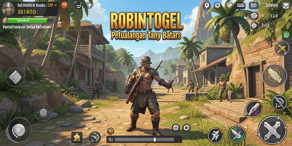 Tampilan gameplay seru di dunia terbuka ROBINTOGEL.