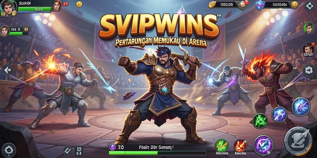 Screenshot gameplay <strong>SVIPWINS</strong> menampilkan aksi pertarungan yang mendebarkan.