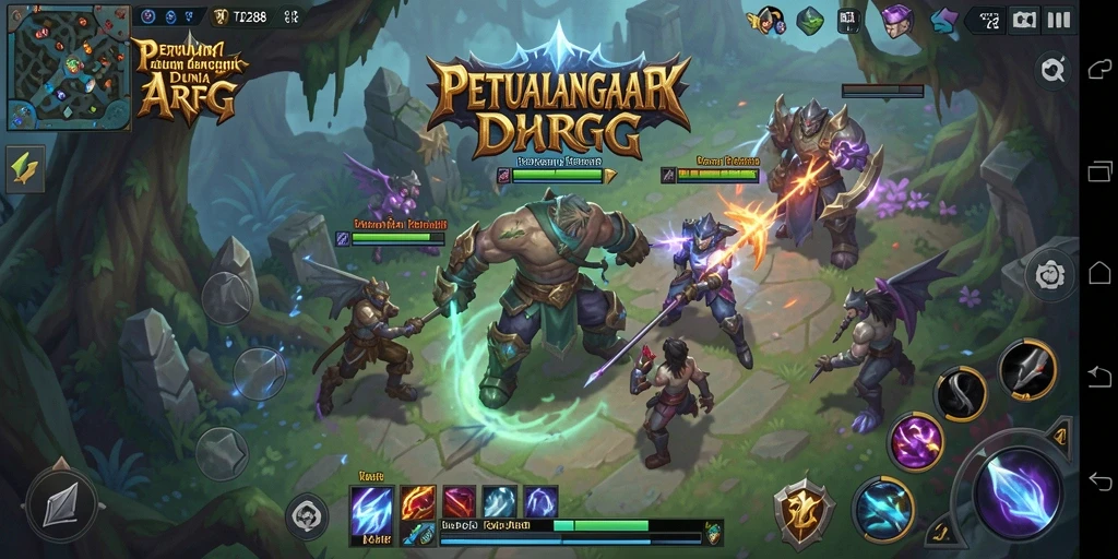 Screenshot gameplay TO288 yang menampilkan pertarungan seru di dunia ARPG.