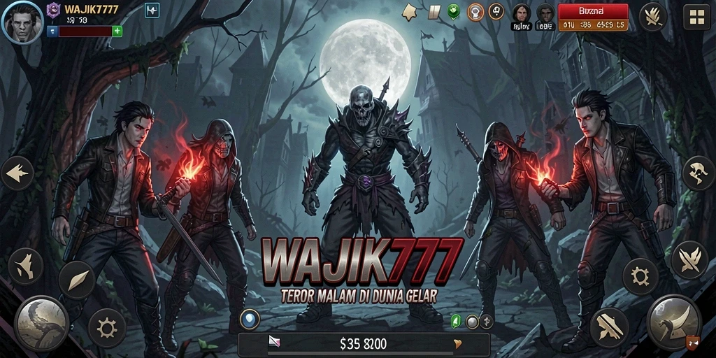 Tampilan gameplay WAJIK777 yang menegangkan dan mencekam.