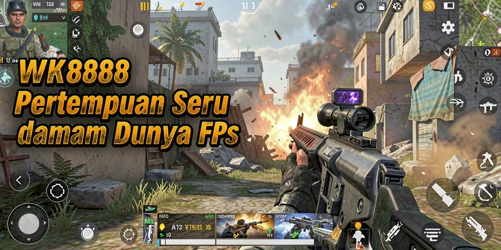Screenshot gameplay WK888 menampilkan aksi tembak-menembak yang seru.